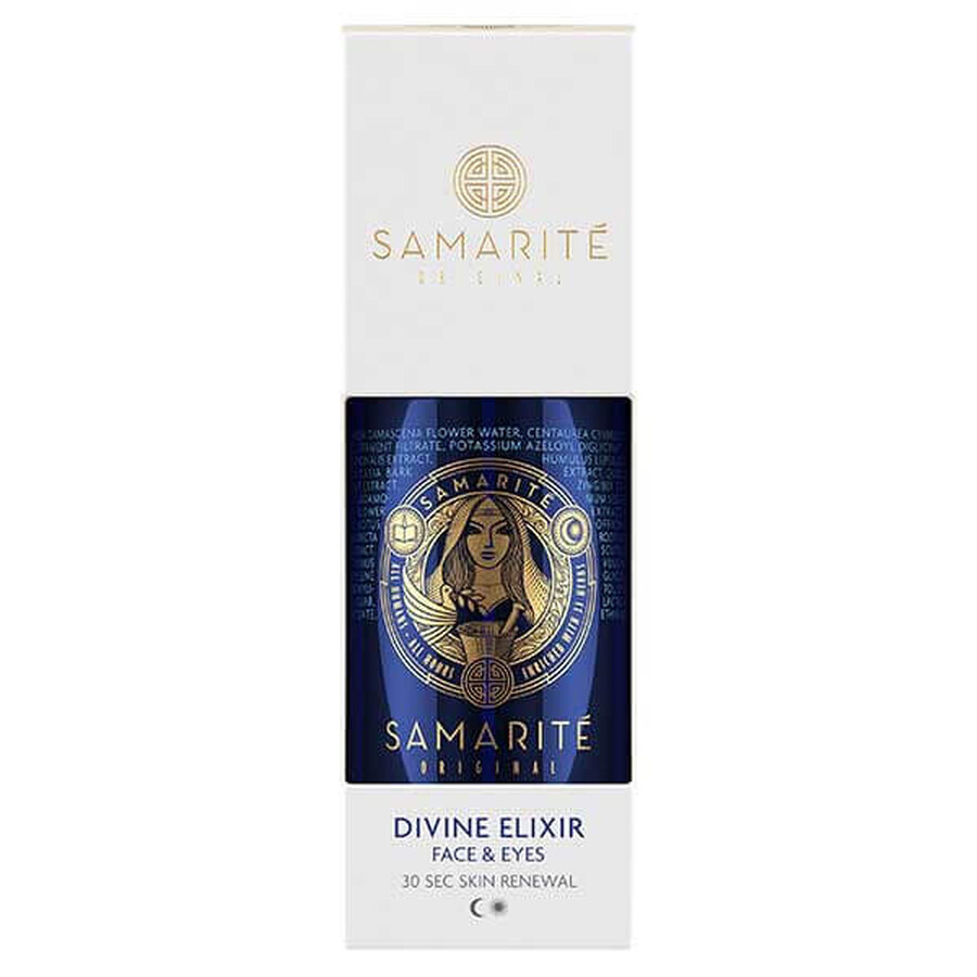 Samarité Divine Elixir, esență naturală tonică și hidratantă 4 în 1, toate tipurile de ten, 150 ml