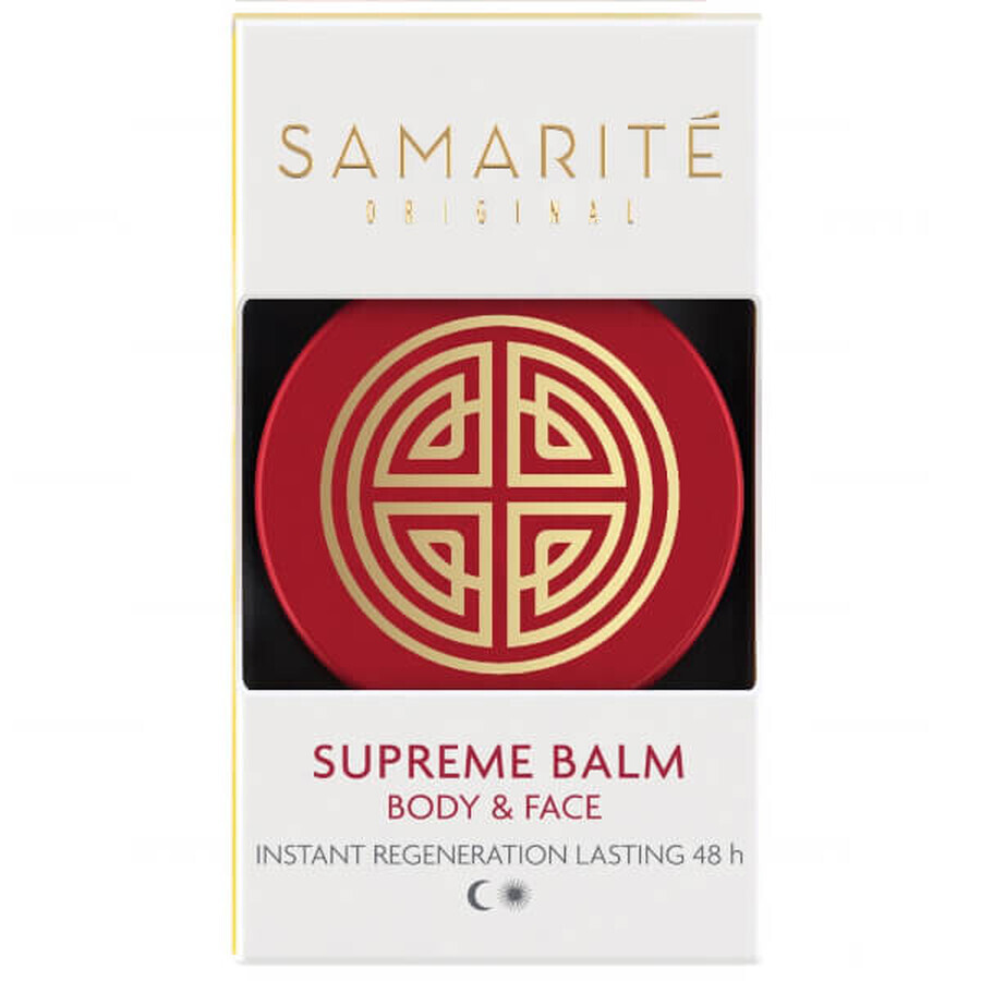 Samarité Supreme Balm, bálsamo corporal natural regenerador e hidratante, pieles secas y problemáticas, 15 ml