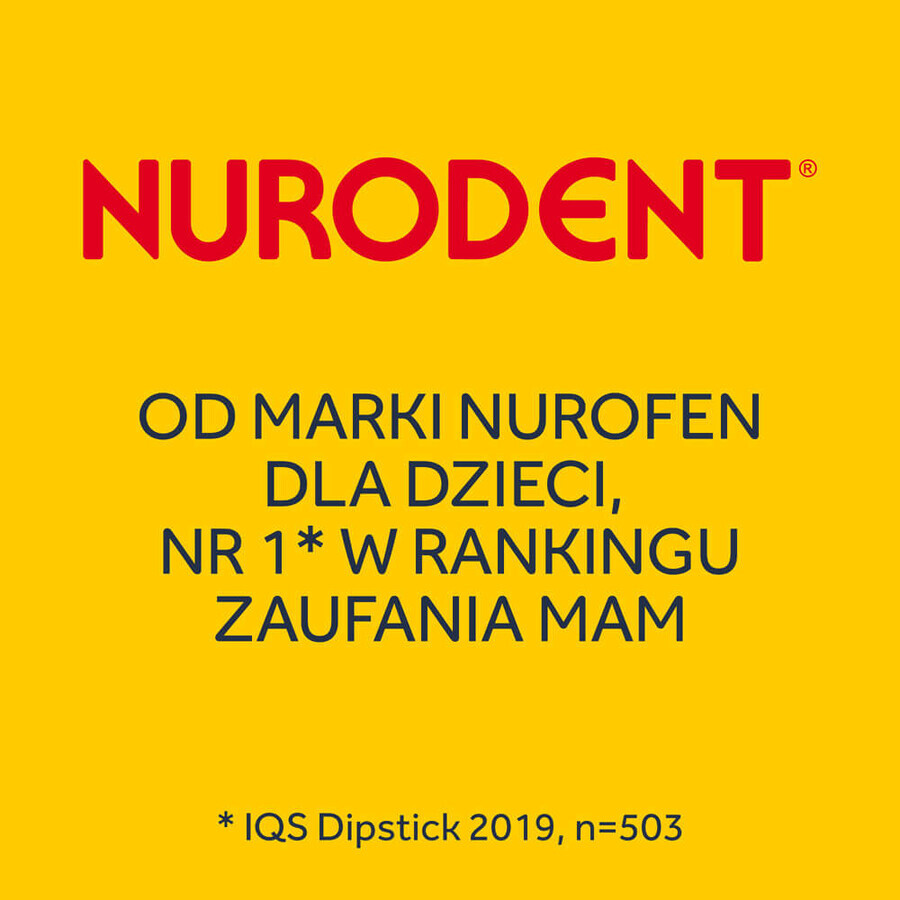 Nurodent, gel pentru dentiție, 15 ml