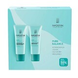 Set Iwostin Pure Balance, cremă de zi pentru imperfecțiuni, 50 ml + cremă de noapte normalizantă, 50 ml