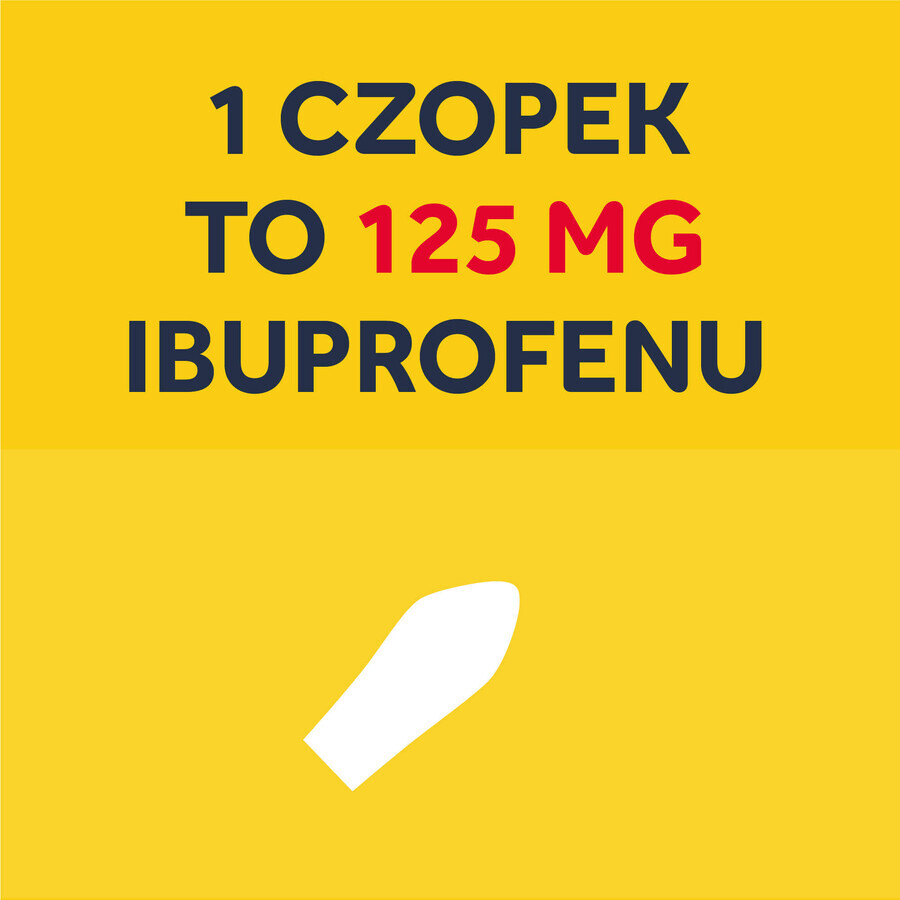 Nurofen pour enfants 125 mg, suppositoires, 10 pièces