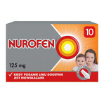 Nurofen pour enfants 125 mg, suppositoires, 10 pièces