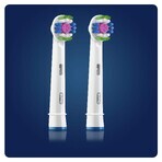 Oral-B 3D White, vârfuri de schimb pentru periuța de dinți electrică Clean Maximiser, EB 3DW 18-2 N, 2 bucăți