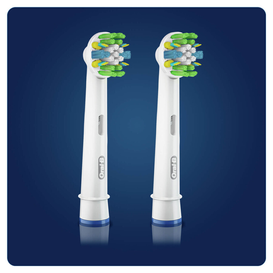 Oral-B Floss Action, punte di ricambio per spazzolino elettrico Clean Maximiser, EB25-2, 2 pezzi