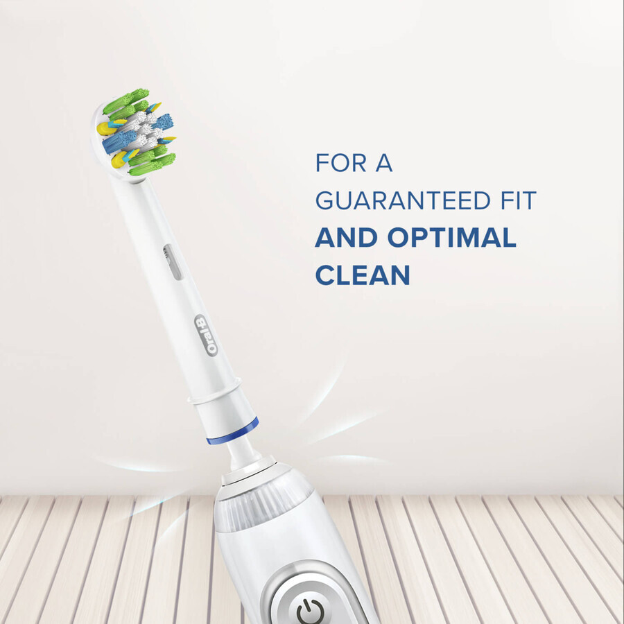 Oral-B Floss Action, punte di ricambio per spazzolino elettrico Clean Maximiser, EB25-2, 2 pezzi