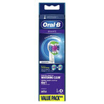 Oral-B 3D White, vârfuri de schimb pentru periuța de dinți electrică Clean Maximiser, EB4 3DW, 4 bucăți