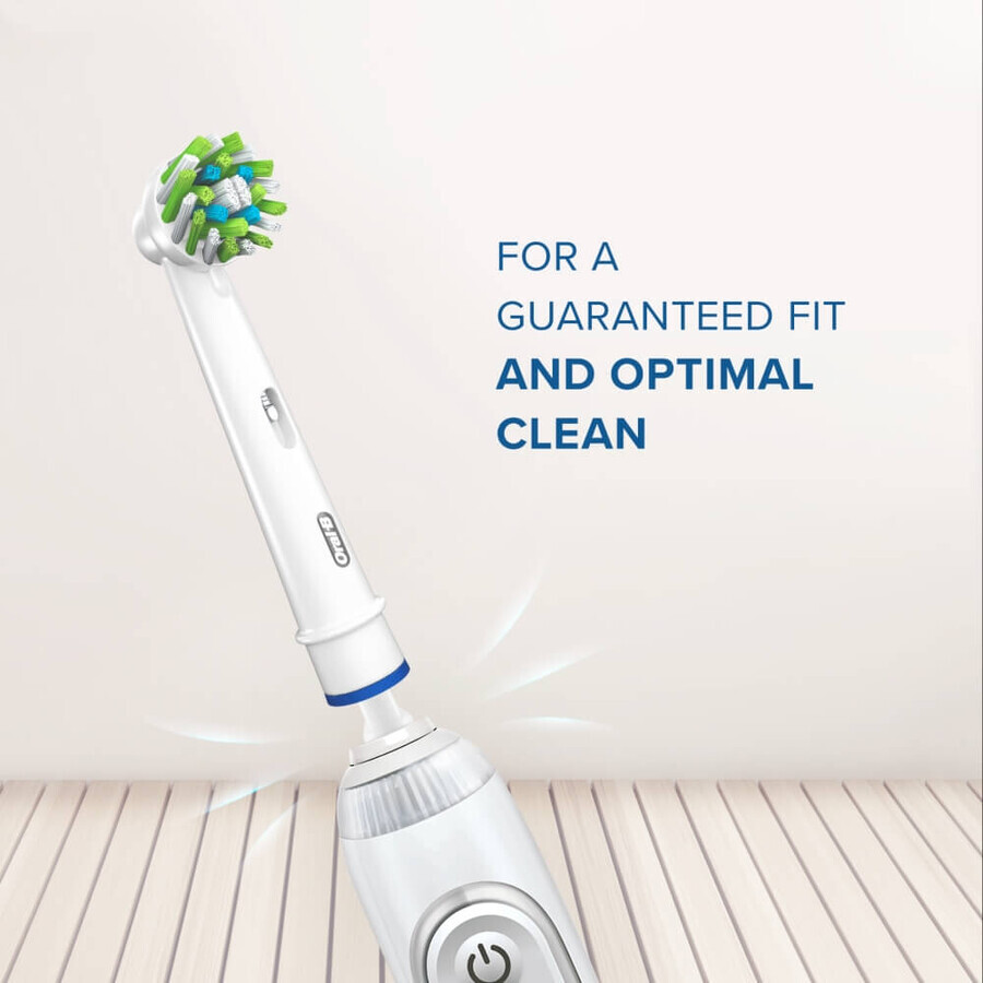 Oral-B Cross Action, punte di ricambio per spazzolino elettrico Clean Maximiser, EB50-2N, 2 pezzi