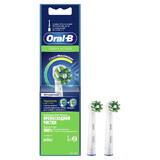 Oral-B Cross Action, punte di ricambio per spazzolino elettrico Clean Maximiser, EB50-2N, 2 pezzi