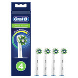 Oral-B Cross Action, punte di ricambio per spazzolino elettrico Clean Maximiser, EB50-4, 4 pezzi