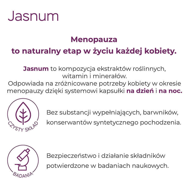 Jasnum, 30 capsule zi + 30 capsule noapte