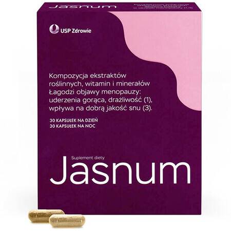 Jasnum, 30 capsules dag + 30 capsules nacht