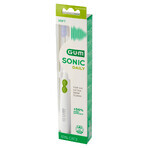 Sunstar Gum Sonic Daily, brosse à dents sonique, blanche, 1 pièce