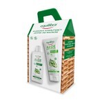 Equilibra Aloe Set, feuchtigkeitsspendendes Shampoo, Aloe Vera, 250 ml + feuchtigkeitsspendende Spülung, Aloe Vera, 200 ml