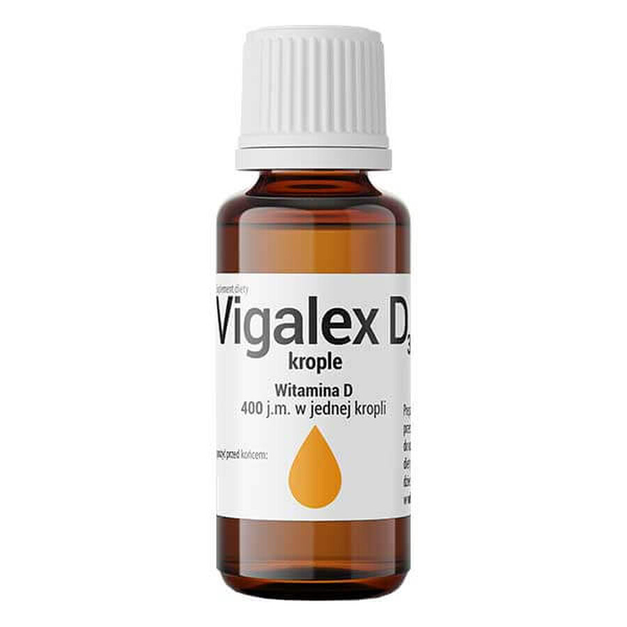 Vigalex D3, vitamine D 400 IE, druppels, 20 ml