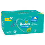 Pampers Fresh Clean, șervețele umede, 6 x 80 buc