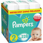 Pampers Active Baby, scutece, mărimea 2, 4-8 kg, 3 x 76 buc