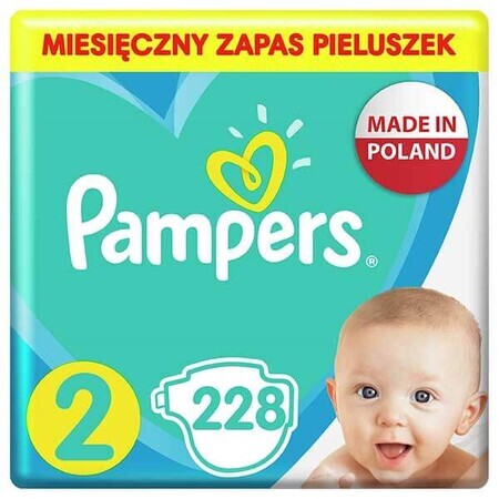 Pampers Active Baby, scutece, mărimea 2, 4-8 kg, 3 x 76 buc