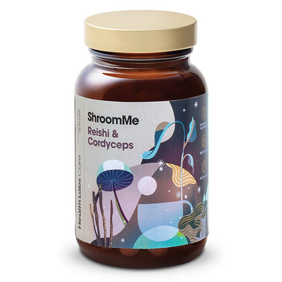 Health Labs ShroomMe Reishi &amp; Cordyceps, 45.54 g