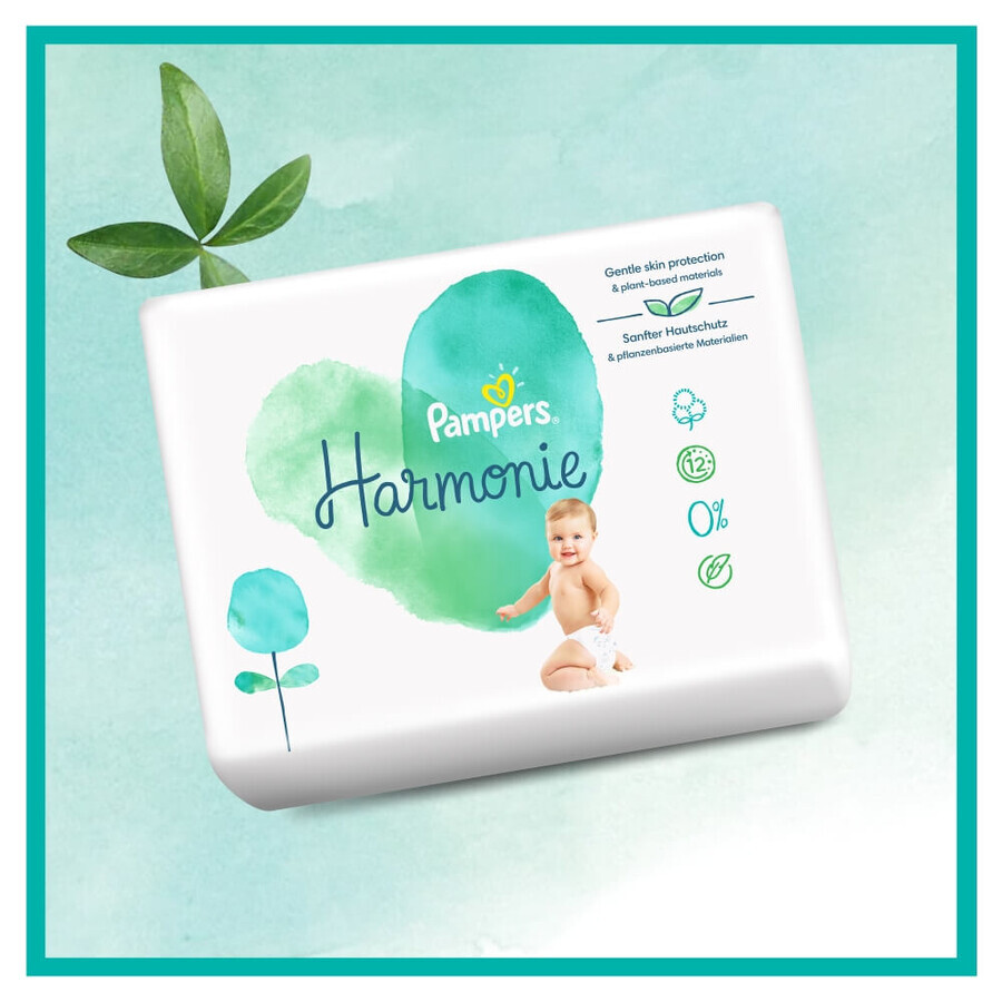 Pampers Harmonie, scutece, mărimea 4, 9-14 kg, 28 buc