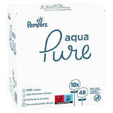 Pampers Aqua Pure, șervețele umede, 18 x 48 buc