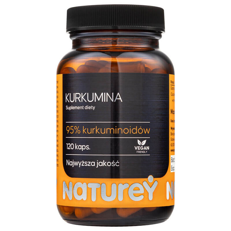 Naturey Curcumin, 120 capsule