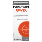 Pyrantelum OWIX, 250 mg/ 5ml, oral suspension, 15 ml