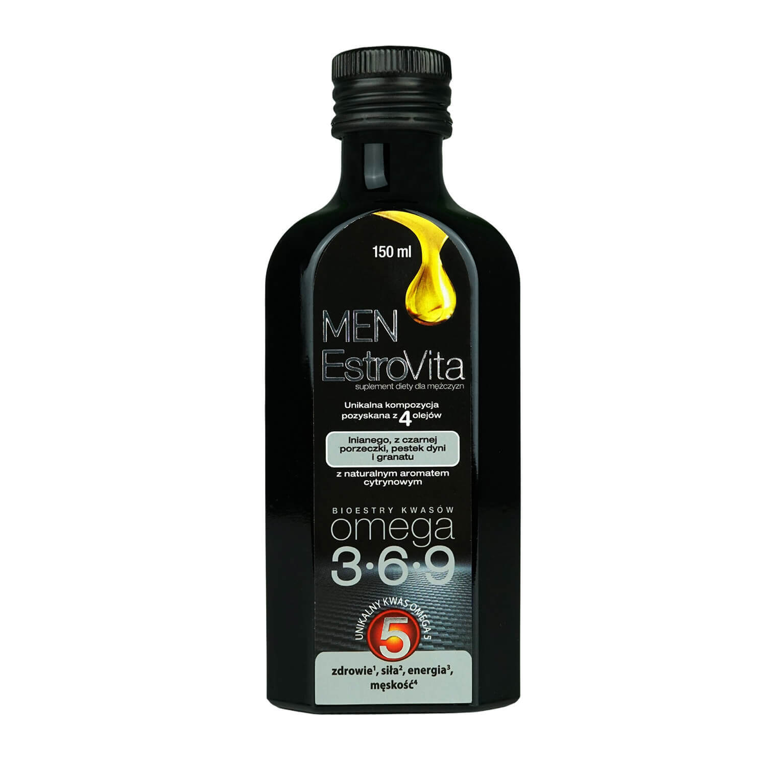 EstroVita Men, Esteri de acizi grași Omega 3-6-9, 150 ml