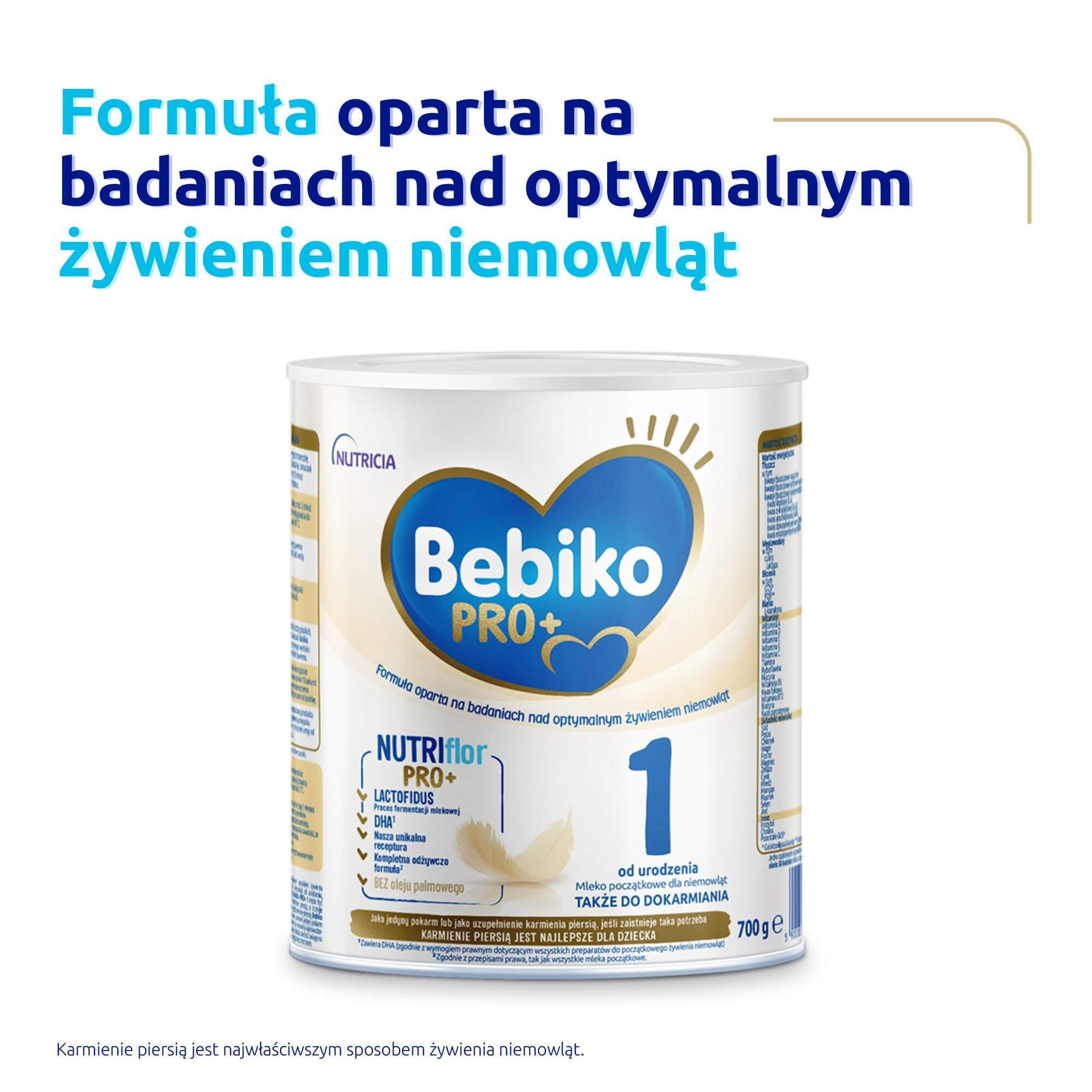 Bebiko Pro+ 1 Nutrriflor Pro+, lapte pentru sugari, de la naștere, 700 g