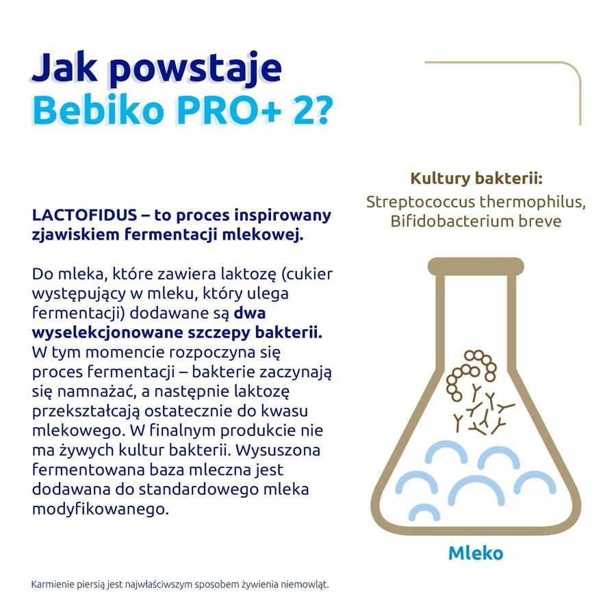 Bebiko Pro+ 2 Nutriflor Pro+, follow-on milk, over 6 months, 700 g