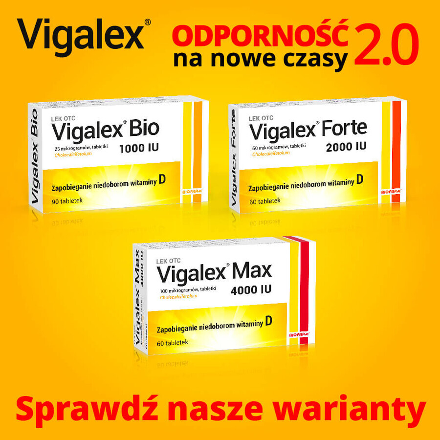 Vigalex Max 4000 IU, 90 comprimés