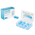 Haspro, tapones moldeados, azul, 12 unidades