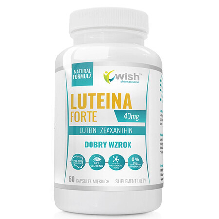 Wish Lutein Forte 40 mg, 60 capsule