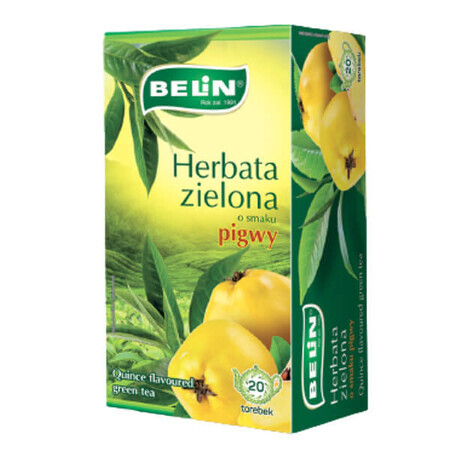 Belin Thé vert au coing, 1,75 g x 20 sachets