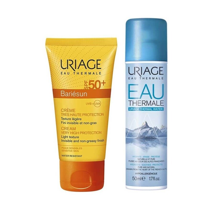 Bariésun Spf50 + Eau Thermale Uriage 2x50ml