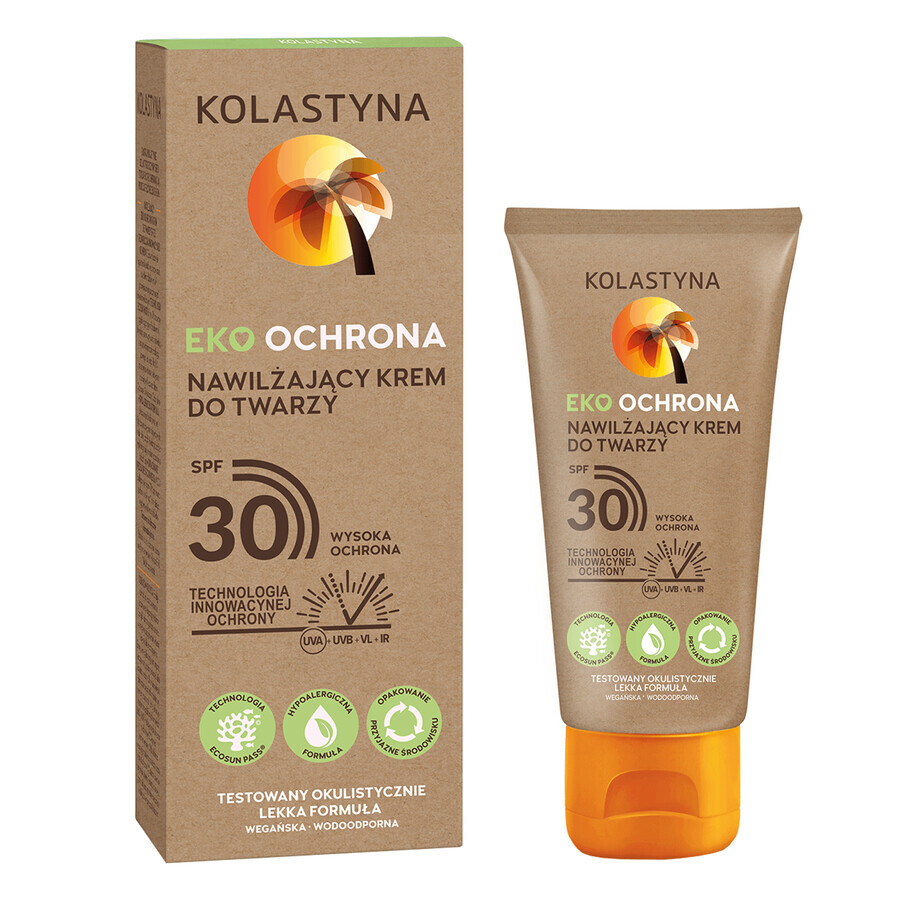 Kolastyna Eko Ochrona, crema viso idratante, SPF 30, 50 ml