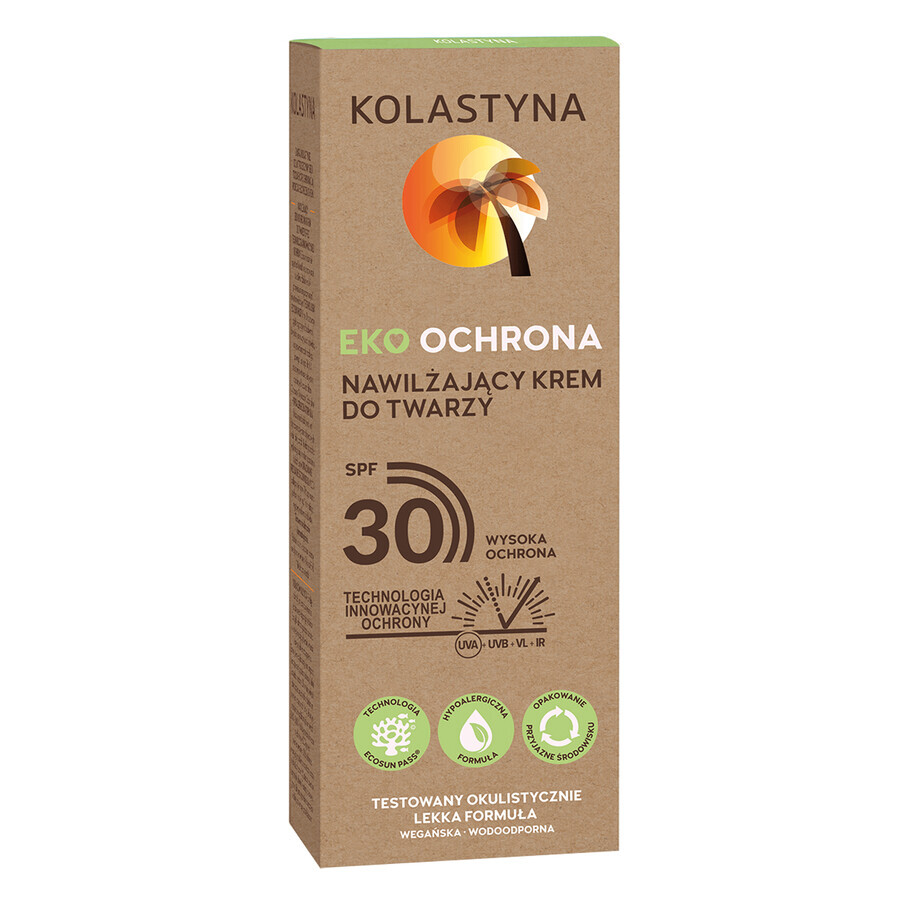 Kolastyna Eko Ochrona, crema viso idratante, SPF 30, 50 ml