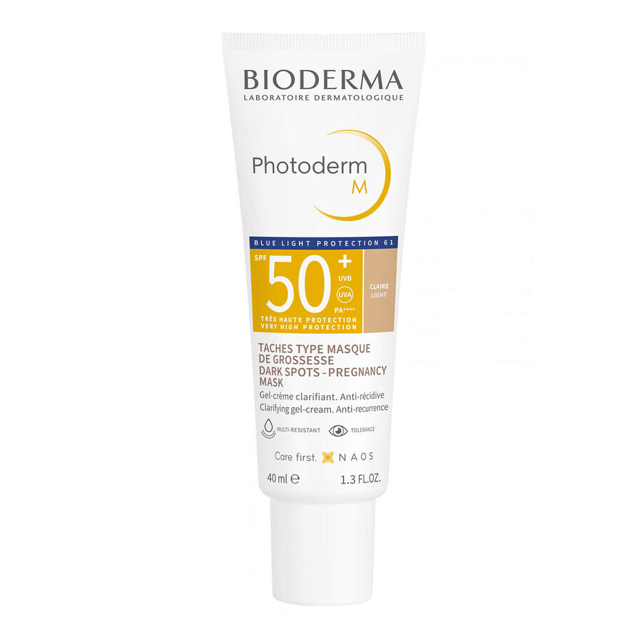 Bioderma Photoderm M, beschermende crème voor de naar hyperpigmentatie neigende huid, licht, SPF 50+, 40 ml