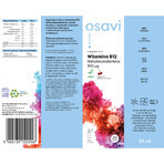 Osavi Vital Vitamina B12, metilcobalamină 100 µg, spray oral, aromă de cireșe, 25 ml