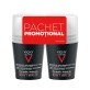 Pachet Deodorant roll-on antiperspirant control extrem pentru bărbați 72h, 50 ml + 50 ml, Vichy Homme