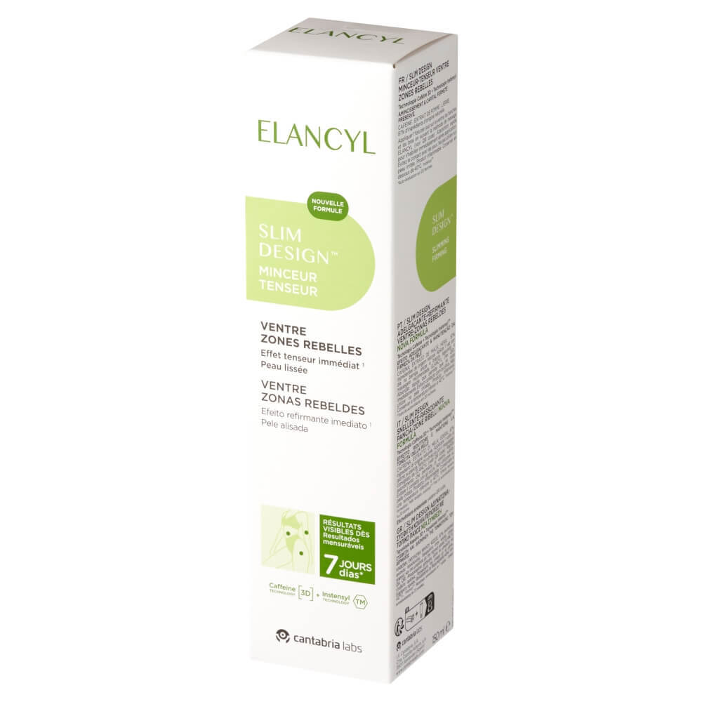 Elancyl Slim Design, gel de slăbire și fermitate pentru abdomen și zonele încăpățânate, 150 ml