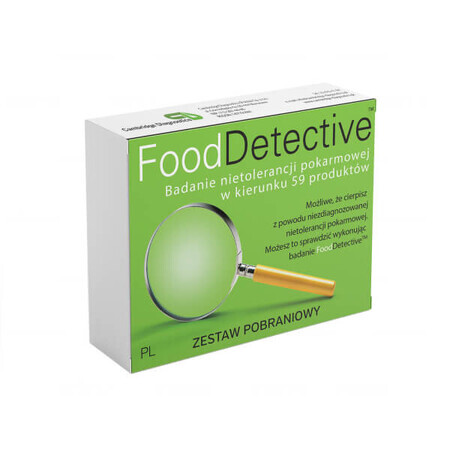 Food Detective, testarea intoleranței alimentare pentru 59 de produse, kit de admisie