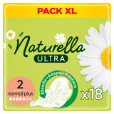 Naturella Ultra, șervețele sanitare cu aripi, Normal plus, 18 buc