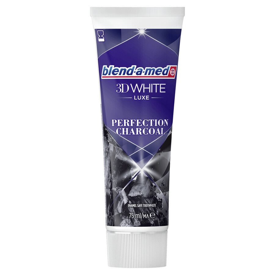 Blend-a-med 3D White Luxe, pastă de dinți, Charcoal, 75 ml