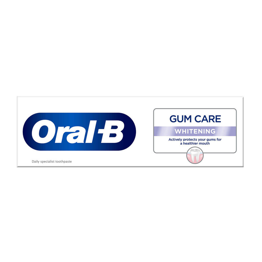 Oral-B Gum Care, Dentifricio sbiancante, 65 ml