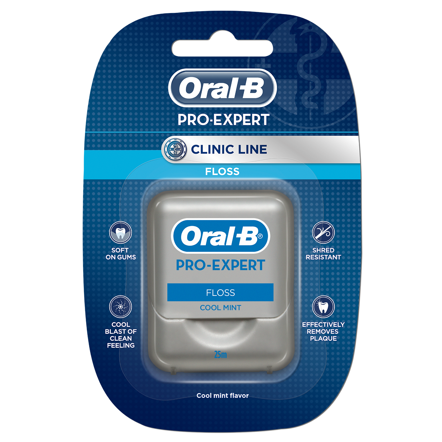 Oral-B Pro-Expert Clinic Line, ață dentară, mentă răcoritoare, 25 m