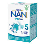 Nestle NAN Optipro 5, Formula de lapte Junior pentru copii peste 2,5 ani, 650 g