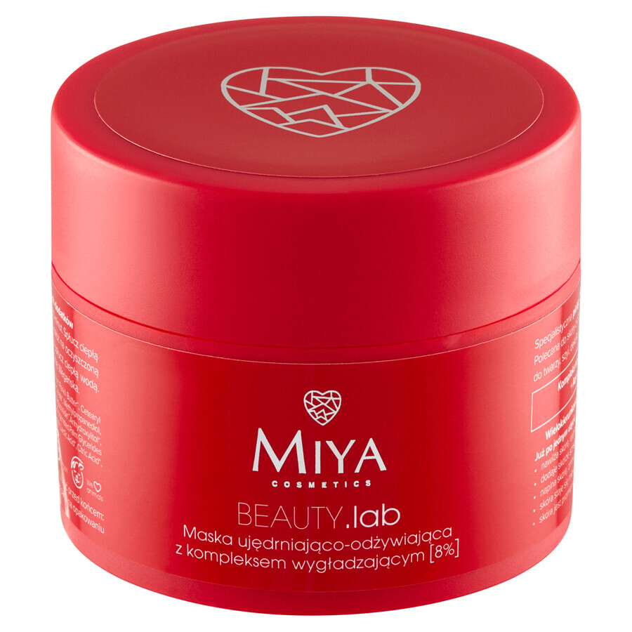 Miya BEAUTY.lab, firming and revitalizing mask with smoothing complex 8%, 50 ml