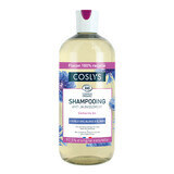 Coslys, shampoo per capelli decolorati e grigi, fiordaliso, 500 ml