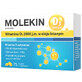 Molekin D3, vitamina D3 2000 UI &#238;n ulei de semințe de in, 75 capsule