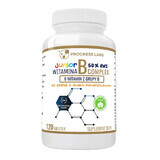 Progress Labs Vitamina B-Complex Junior 50% RWS, aromă de portocale, 120 pastile